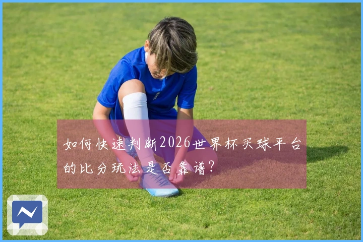 如何快速判断2026世界杯买球平台的比分玩法是否靠谱？